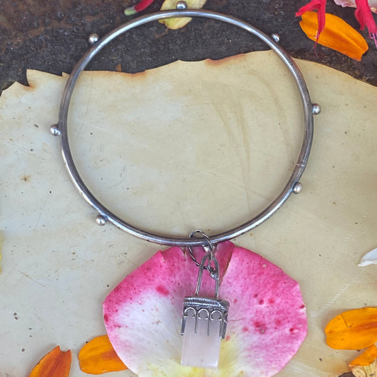 Rose Quartz Bangle