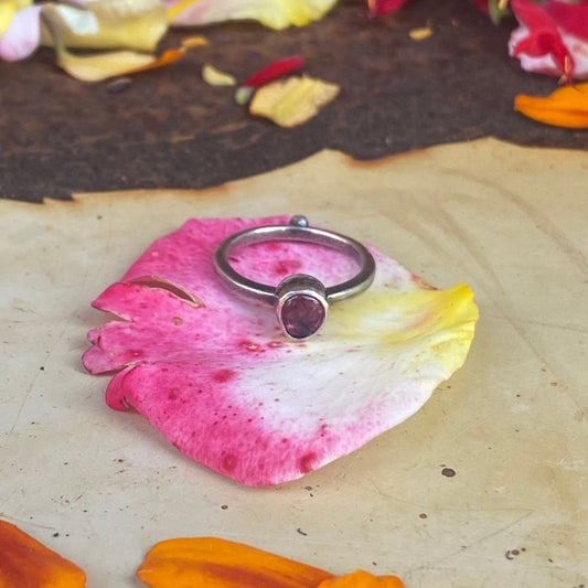 Pink Tourmaline Ring