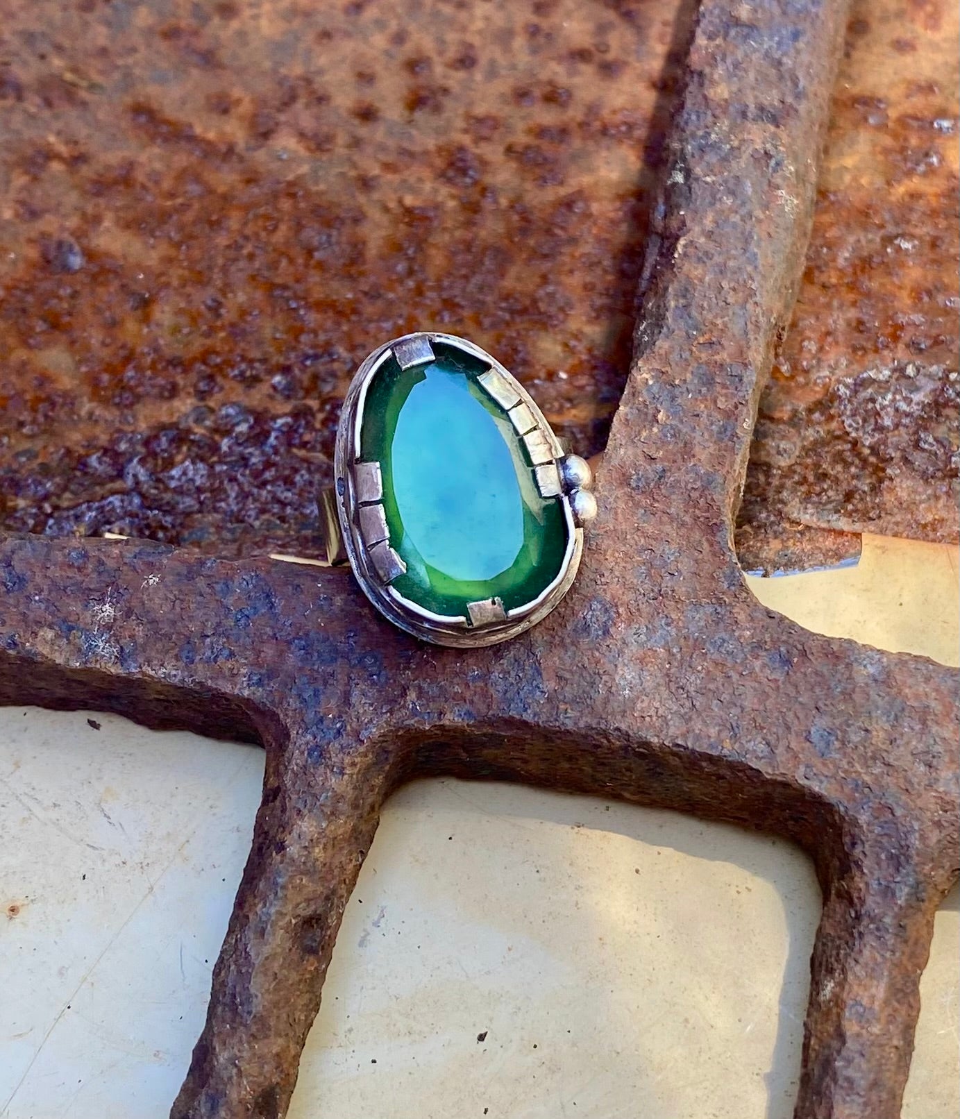 Serpentine Stone Ring